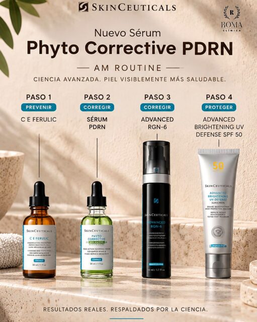 Tu piel cambia a lo largo del día. Tu rutina también.

Descubre cómo incorporar el nuevo Phyto Corrective PDRN de SkinCeuticals en tu rutina diaria.

☀️ Por la mañana: prevenir, corregir y proteger.
🌙 Por la noche: limpiar, corregir y complementar tu rutina de cuidado.

Dos momentos, una misma rutina enfocada en cuidar la piel día tras día.

Desliza para descubrir la rutina AM y PM →

#SkinCeuticals #PhytoCorrectivePDRN #clinicamalaga #RutinaFacial #CuidadoDeLaPiel