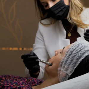 Peeling facial antes de un evento